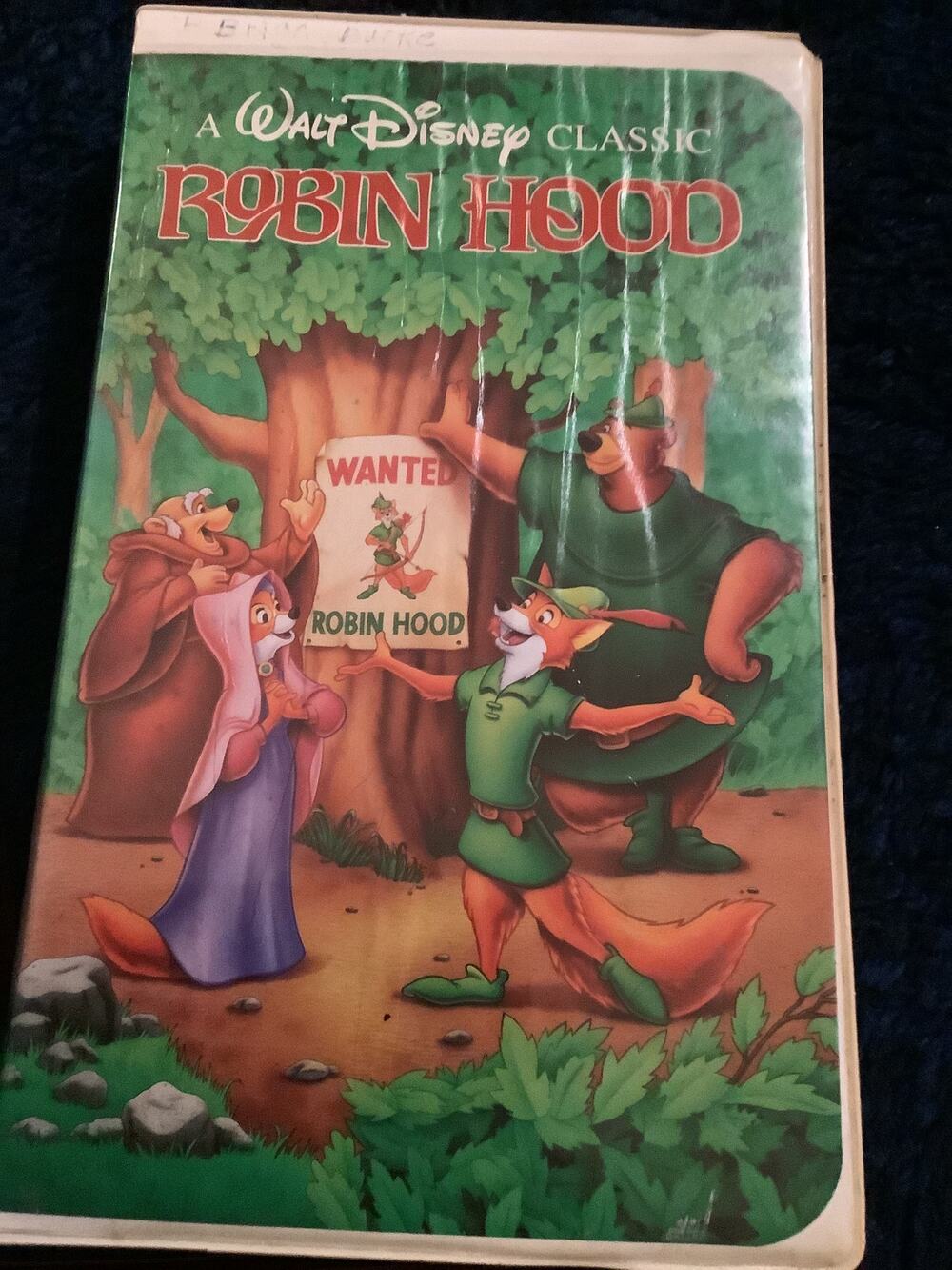 Walt Disney’s Robin Hood VHS Black Diamond Rare Edition #1189 Wow